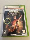 Star Wars: Knights Of The Old Republic (Microsoft Xbox, 2003) Cib W/ Manual Plat