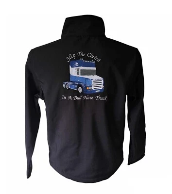 Kids V8 Lorry Softshell Regatta Children's Trucking Jacket Truck Driver Blue Xm - Image 1 of 4