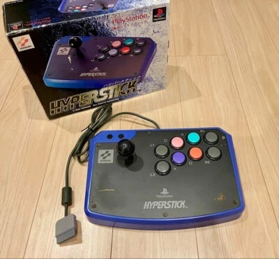 HYPER STICK KONAMI Arcade controller JoyStick  w/ box Playstation Very Good - Image 1 of 4