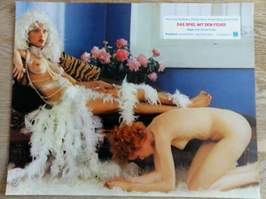  Aushangfoto Erotik *** DAS SPIEL MIT DEM FEUER Sylvia Kristel Philippe Noiret - Bild 1 von 1
