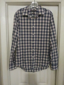 Michael Kors Fit Men's Multi-Color Cotton Plaid Long Sleeve Button-Up Shirt SZ M - Picture 1 of 8