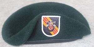 Authentic New Us Army 5th Special Forces Group Green Beret, Us Government Issue