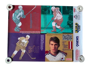 Póster raro Colorado Avalanche Sandis Ozolinsh Conoco Pepsi con cupones 18x24 - Imagen 1 de 11