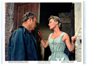 The Vintage Original Lobby Card Leif Erickson Michele Morgan Busty Sundress 1957