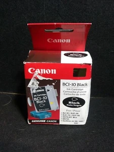 Nuevo paquete de 3 cartuchos de tinta negros originales Canon BCI-10 - Imagen 1 de 3