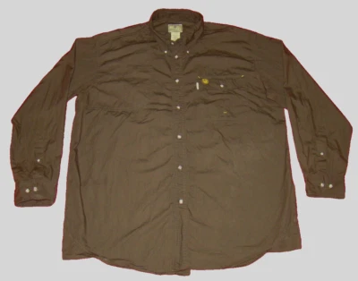 Camisa Beretta Hombre XL L/S Bordada Marrón Ventilada Shooting Foto 1 de 4