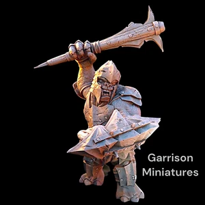 War Troll B - LOTR, MESBG 28mm 1/56 Wargames und Sammler Figuren - Bild 1 von 4