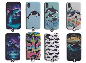 Killer Wal Handyhülle Abdeckung Orca Wale Orcas Design springende Neuheit Colourfu - Bild 1 von 1