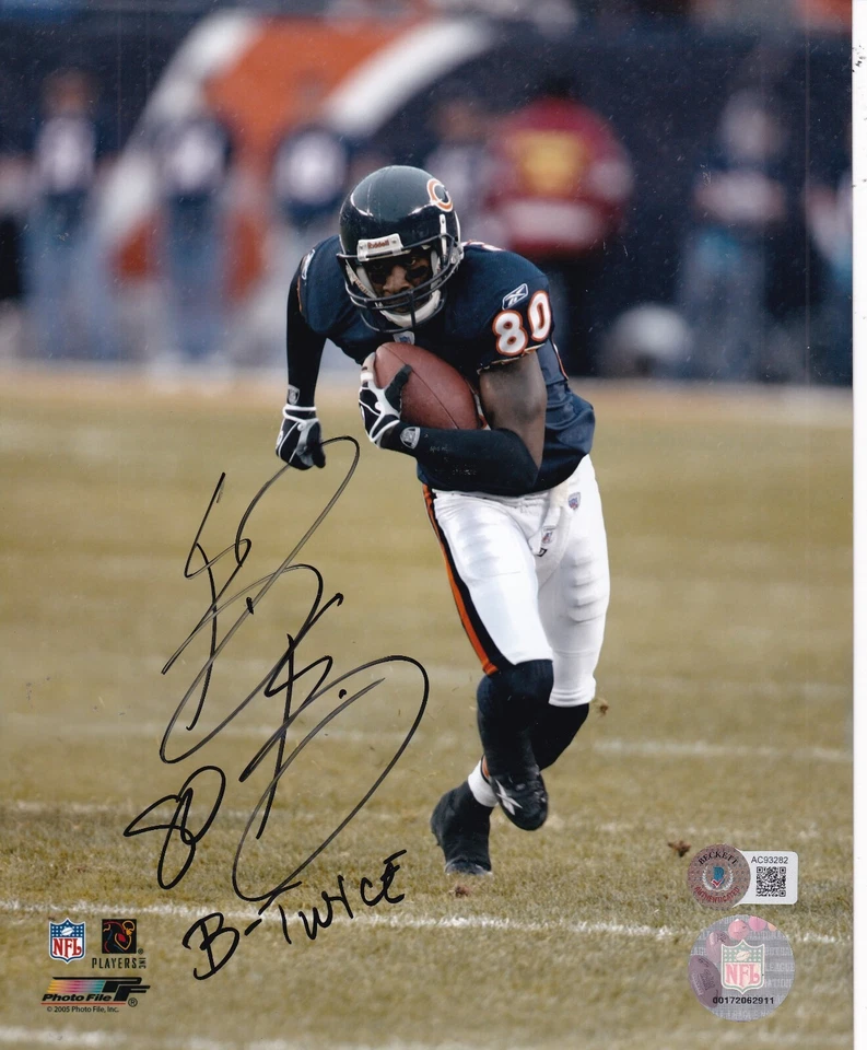 BERNARD BERRIAN подписанный (ЧИКАГО МЕДВЕДИ) фото файл 8 X 10 фото BECKETT BAS AC93282 - Изображение 1 из 1