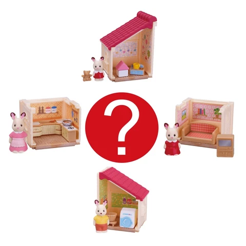 Calico Critters Miniature Dollhouse Room Blind Box Diorama 1 Random Toy Cover