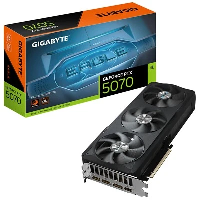 Gigabyte RTX 5070 EAGLE OC SFF 12GB GDDR7 GV-N5070EAGLE OC-12GD PCIe 5.0 x16 - Image 1 of 2