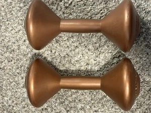Vintage ORBATRON Dumbbells 5 lbs Each - Picture 1 of 5