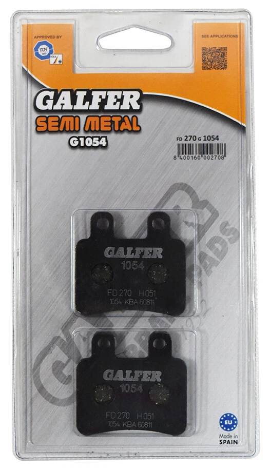 Pastillas de freno traseras Galfer para Honda-Hm CRE 50 Derapage RR 2007-2009 Foto 1 de 1