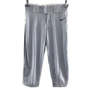 Nike Vapor Select Baseball High Pipe Pants Boys Large Gray Athletic - Picture 1 of 12