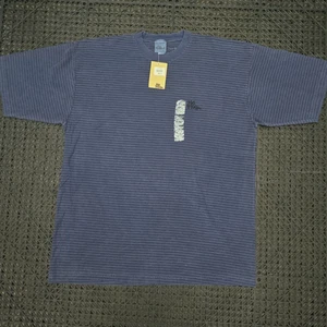 Vintage No Fear Shirt Adult Men's XL Blue Stripped Grunge Skater Faded 90's NWT - Picture 1 of 10