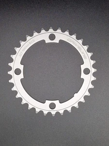 Pignone alluminio 32 denti 104 BCD 104/32T lama driveline bici mtb nos  - Foto 1 di 4