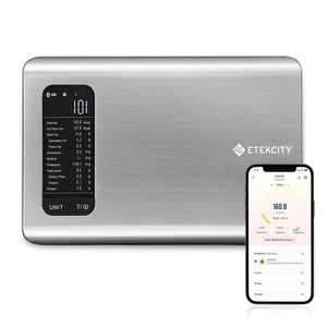 Smart Food Kitchen Scale with Nutritional Calculator,Free App with 19 Nutrients - Picture 1 of 15