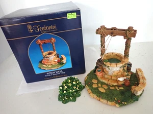 Fontanini Town Well W/ Box For 5" Village Nativity # 56559 + Extra Flower Bush - Picture 1 of 4