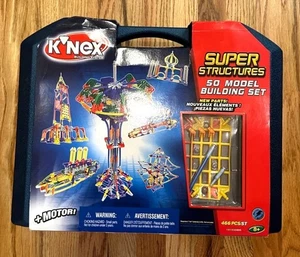 K’NEX Super Structures 50 Model Building Set 466 Pieces DISCONTINUED / NOS / NEW - Picture 1 of 8