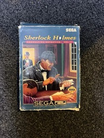 Sherlock Holmes Consulting Detective II Complete Sega Mega CD with Newspaper