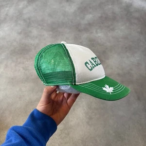 Cabelas Trucker Hat Kids Adjustable Mesh Cap, Green White - Picture 1 of 7