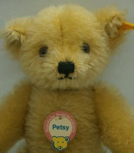 Historische STEIFF Miniaturen: Teddy / Teddybär PETSY (029479), beige - Bild 1 von 3