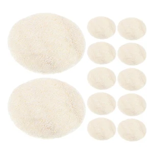 12 Pezzi Loofah Compresse Detergenti Esfoliante Spugna Viso Pulizia Corpo Pad - Foto 1 di 12