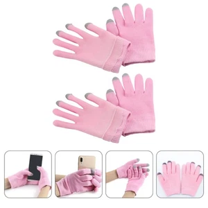 2 pares de guantes de gel hidratante para mujer Miss pantalla exfoliante hidratante - Imagen 1 de 12