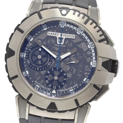 Reloj automático para hombre Harry Winston Ocean Sports OCSACH44 esfera negra_844240 Foto 1 de 4