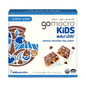 Kids Macrobar Organic Vegan Snack Bars - Oatmeal Chocolate Chip Cookie (0.90 Oun - Picture 1 of 12