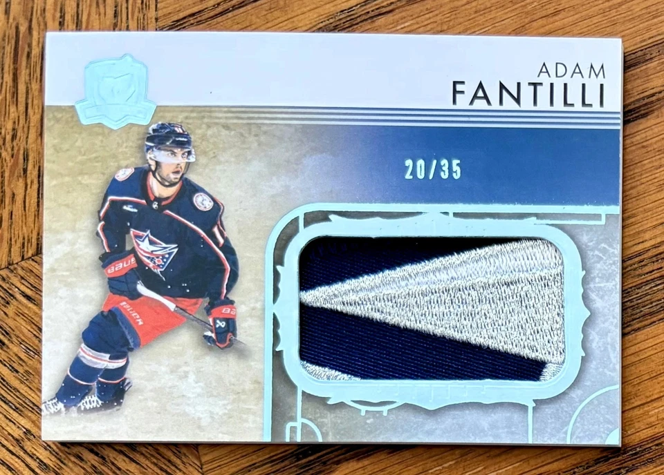 2023-24 UD THE CUP ADAM FANTILLI RINK GALLERY PLAYER WORN PATCH RC #ED /35 NASTY - Image 1 of 1