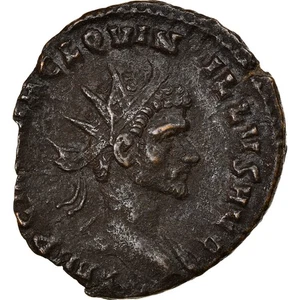 [#866478] Coin, Quintillus, Antoninianus, 270, Uncertain Mint, Incuse strike, EF - Picture 1 of 2
