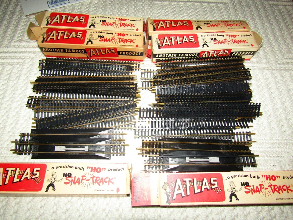 Large Lot of Atlas 6" Straight  Snap Track HO Scale - Image 1 of 1