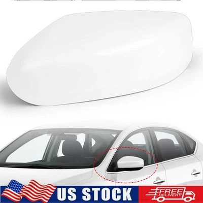 Крышка на левостороннее крыло зеркала водителя подходит для седана Nissan Altima 2013-2018 годов выпуска - Изображение 1 из 4