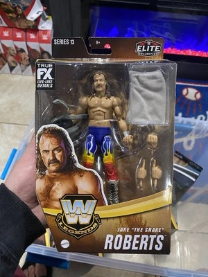 WWE Legends Serie 13 Elite Jake The Snake Roberts Mattel Foto 1 de 4