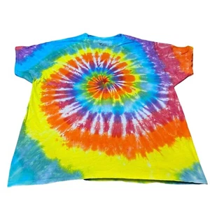 Camiseta Rainbow Spiral Tie Dye Adulto || 3XL - Imagen 1 de 3