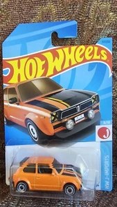 Hot Wheels 2023 117/250 73 Honda Civic Custom  Orange 8/10 J-imports - Picture 1 of 3