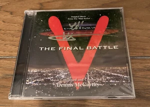 Dennis McCarthy V THE FINAL BATTLE Music From The Mini Series Signed NEW Sealed - Picture 1 of 6