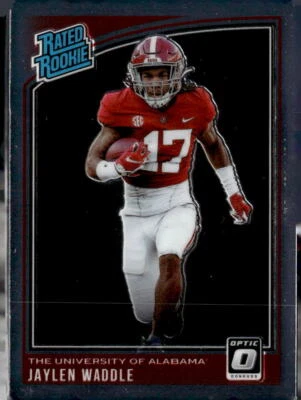 2021 Panini Chronicles Draft Picks #207 Jaylen Waddle Donruss Optic Rated Rookie - Image 1 of 2