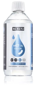 BeKeto MCT Oil C8+C10 500ml Caprylic&Capric Acid Triglyceride Oil, FREE P&P - Picture 1 of 5