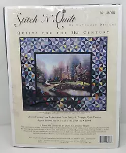 Candamar Stitch n Quilt Beyond Spring Gate Kit punto de cruz embellecido 46008 - Imagen 1 de 3