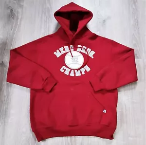 Vintage 1992 USA Made Russell Athletic Hoodie Sweatshirt 90s Maroon Sports XL - Bild 1 von 12