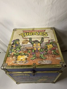 TMNT Teenage Mutant Ninja Turtles Vintage Toy Chest BoxTrunk Cube 80'S/90'S 16"! - Picture 1 of 7