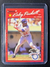 1990 Donruss Kirby Puckett All-Star #683 Twins!!!