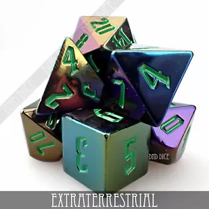 Juego de dados - Extraterrestre - 7 dados de resina - Imagen 1 de 3