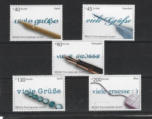 RPV Cottbus Writing Instruments 5 Values ** - Picture 1 of 1