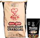 Big K Chilla-Grilla Restaurant Grade Lumpwood Charcoal 12Kg Bag & Big K Woodies 