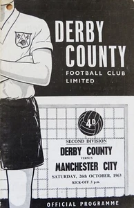 Derby County v Manchester City 1963-64 - Division 2 - 26 October 1963 - Picture 1 of 1