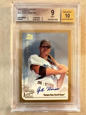 Josh Hamilton 1999 Topps Traded Autograph Rookie Card, BGS 9 Mint, No. T66