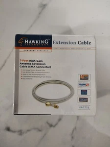 Hawking Extension Cable, 7 foot, RP SMA M/F, Hi-Gain/Low-Loss, 2.4Ghz HAC7SS NIB - Picture 1 of 6